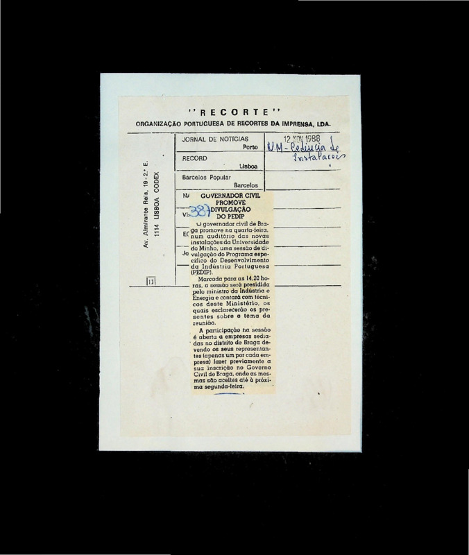  Governador Civil promove divulgação do PEDIP 