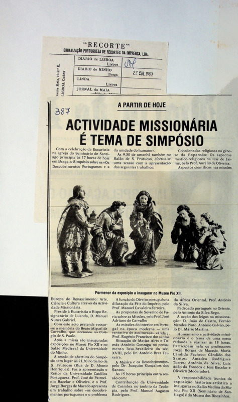  Actividade Missionária é tema de Simpósio 