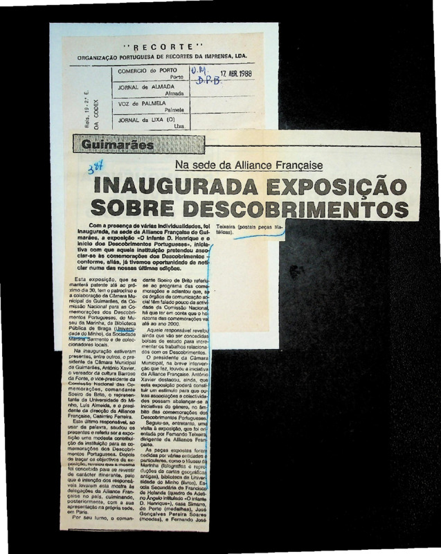  Na sede da Alliance Française: inaugurada exposição sobre Descobrimentos 