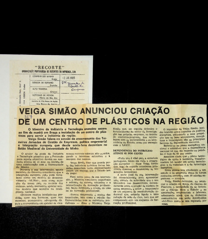  Veiga Simão anunciou criação de um centro de plásticos na região 
