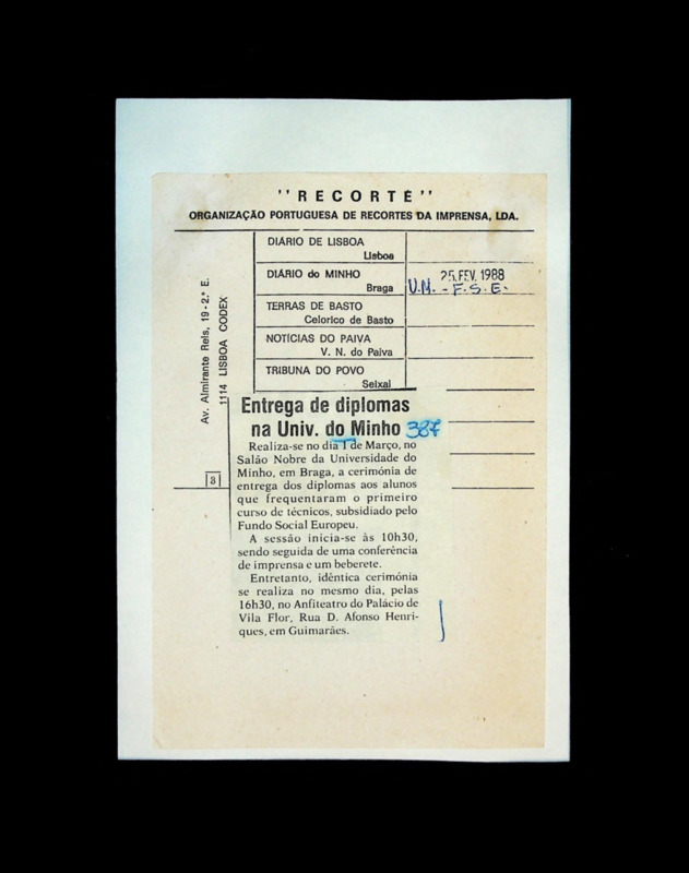  Entrega de diplomas na Univ. do Minho 