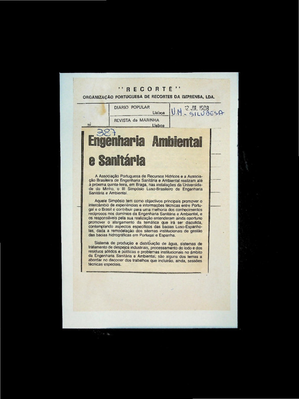  Engenharia Ambiental e Sanitária 