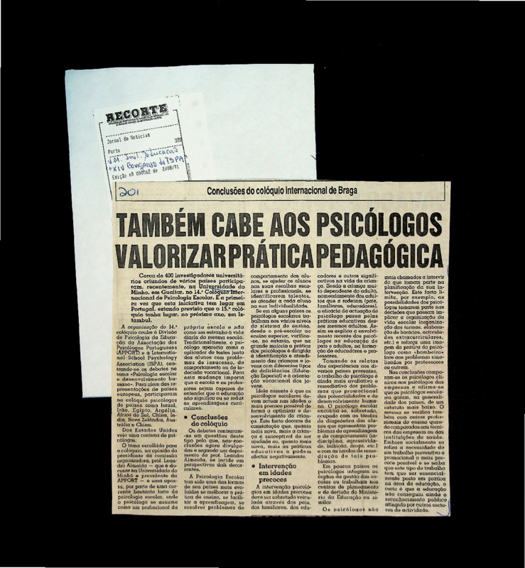  Também cabe aos psicólogos valorizar prática pedagógica 