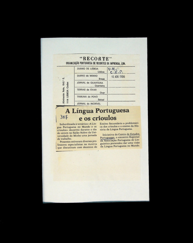  A Língua Portuguesa e os crioulos 