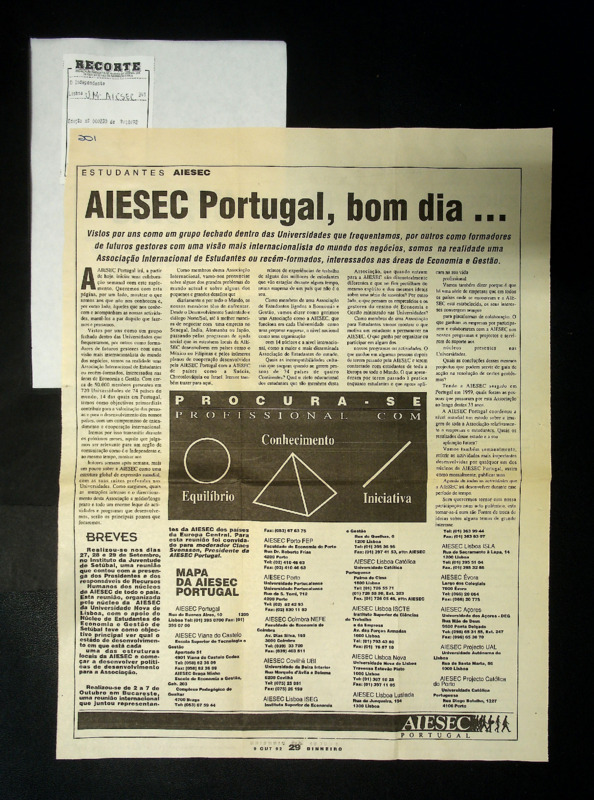  AIESEC Portugal, bom dia… 