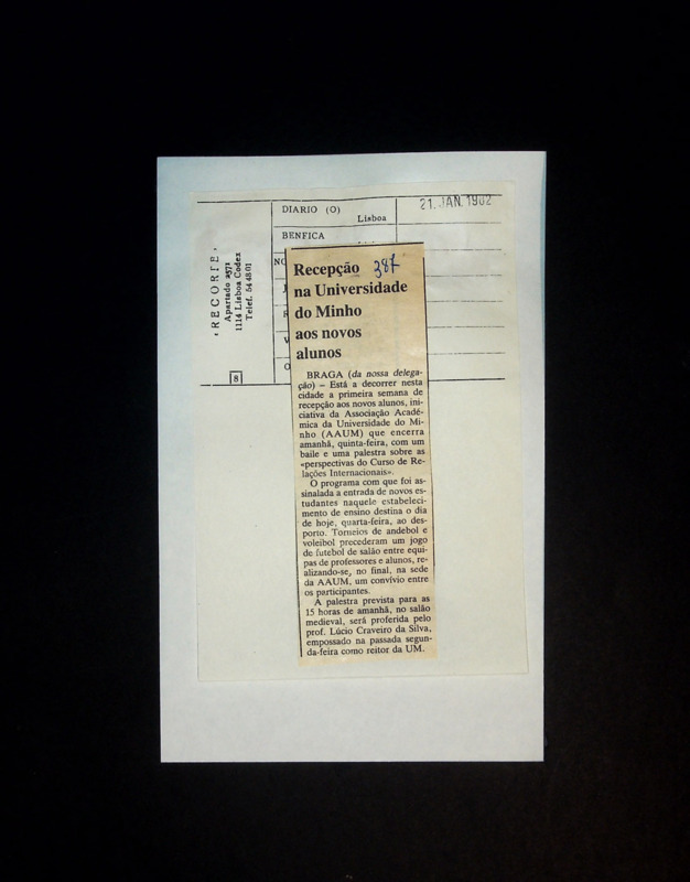  Recepção na Universidade do Minho aos novos alunos 