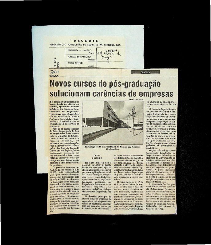  Novos cursos de pós-graduação solucionam carências de empresas 