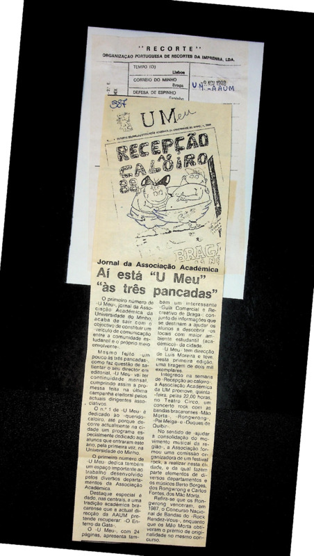  Jornal da Associação Académica: Aí está “U Meu” 