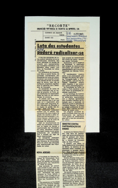  Lutas dos estudantes poderá radicalizar-se 