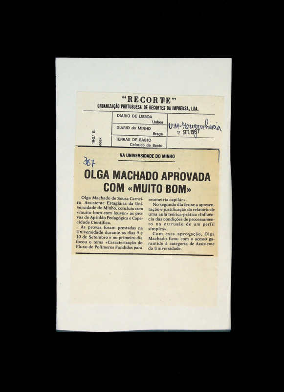  Olga Machado aprovada com 