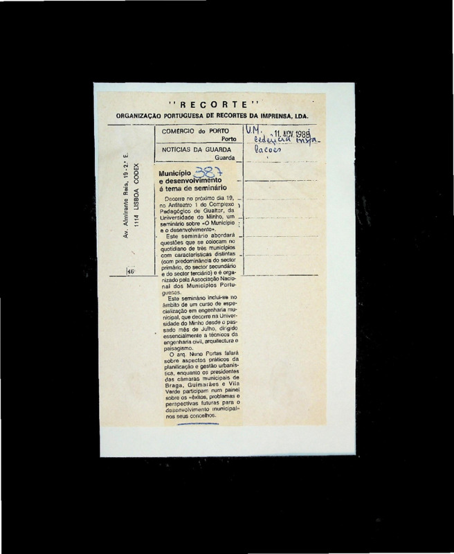  Município e desenvolvimento é tema de seminário 