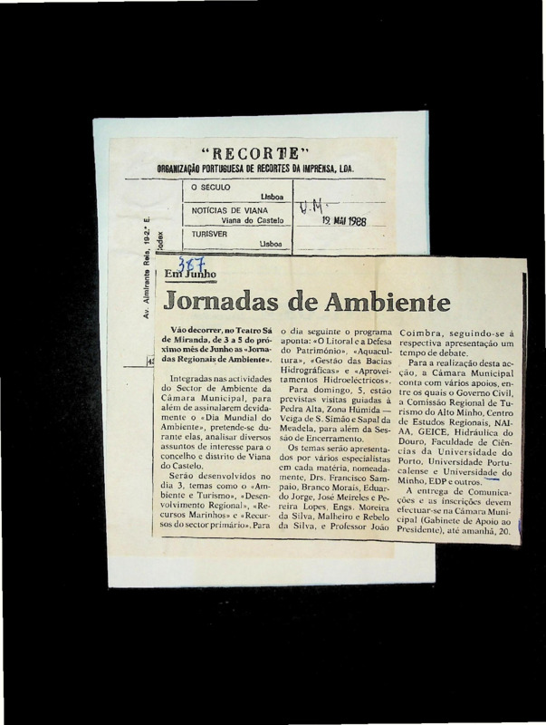  Jornadas de ambiente 