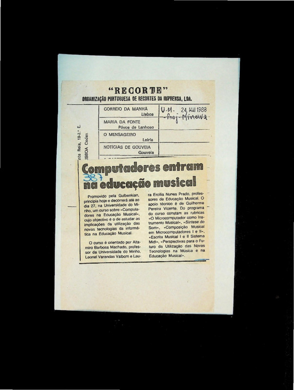  Computadores entram na educação musical 