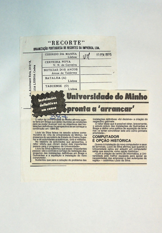  Universidade do Minho pronta a 