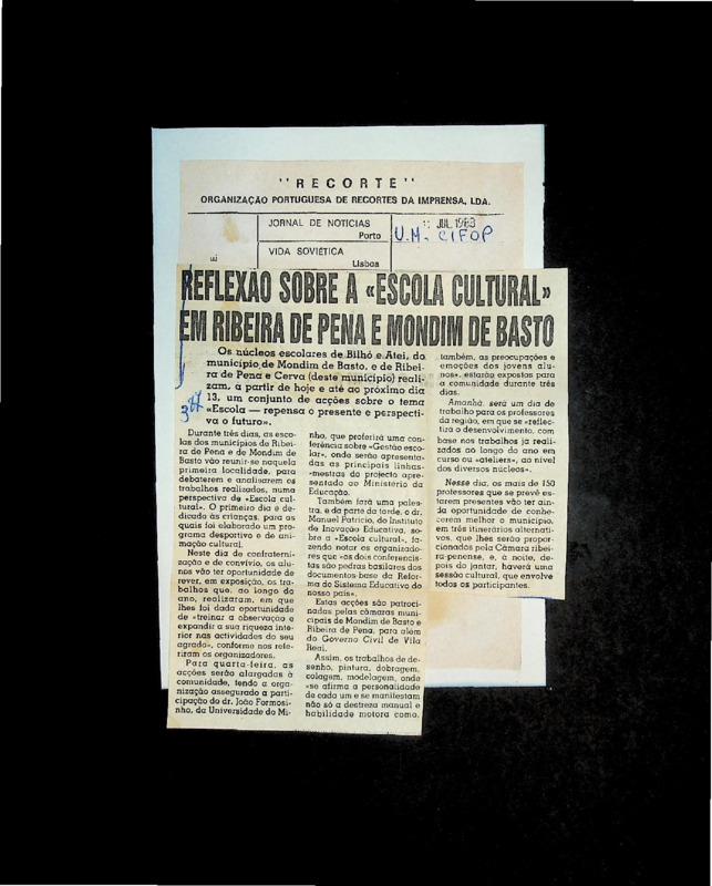  Reflexão sobre a 