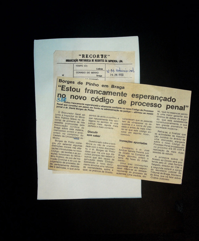  Borges de Pinho em Braga: 