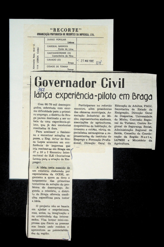  Governador Civil lança experiência-piloto em Braga 