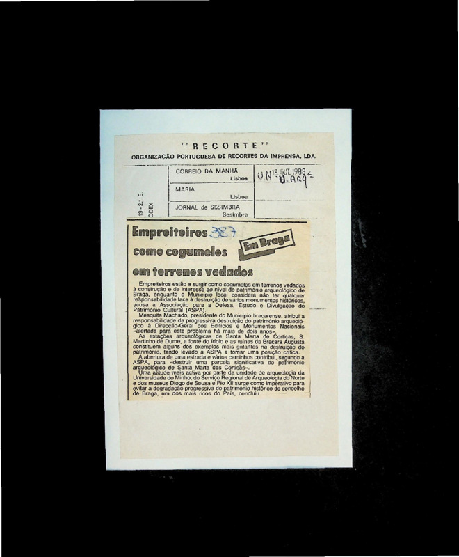  Empreiteiros como cogumelos em terrenos vedados 