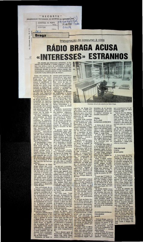  Rádio Braga acusa 