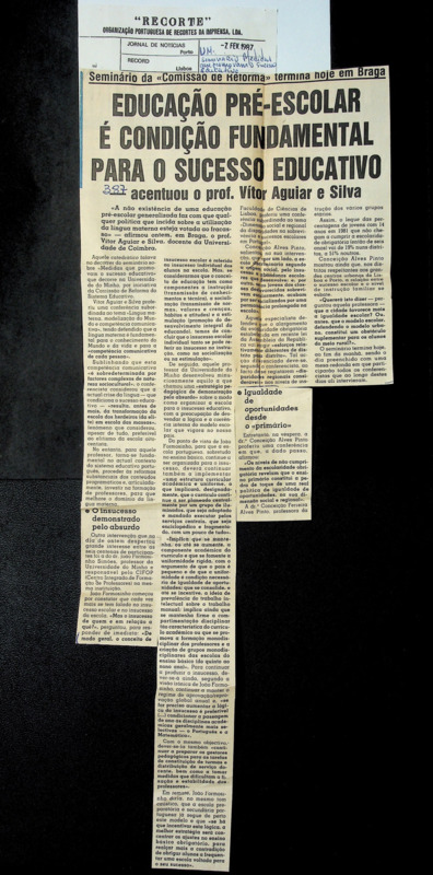  Educação pré-escolar é condição fundamental para o sucesso educativo 