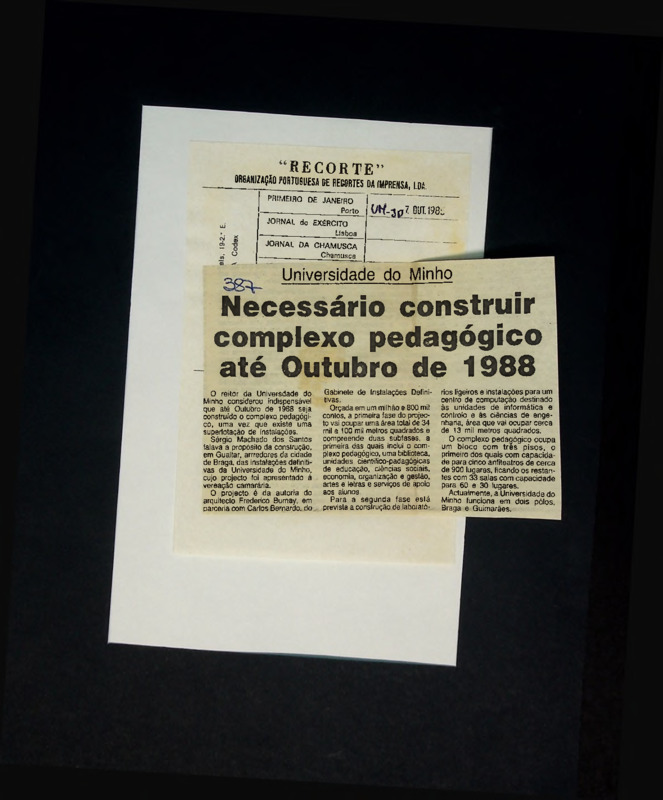  Necessário construir complexo pedagógico até Outubro de 1988 