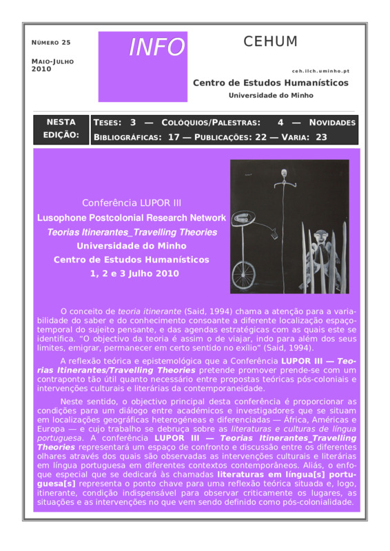  Info CEHUM (n.º 25) 