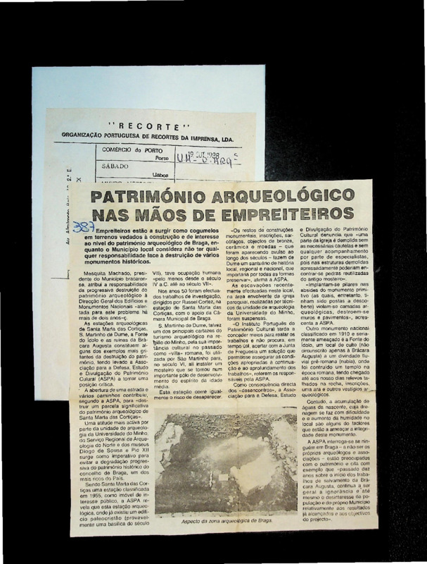  Património arqueológico nas mãos de empreiteiros 