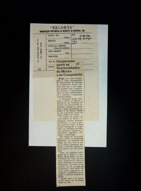  Cooperação entre as Universidades do Minho e de Compostela 