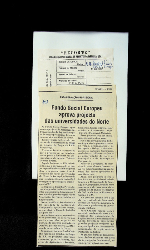  Fundo Social Europeu aprova projecto das Universidades do Norte 
