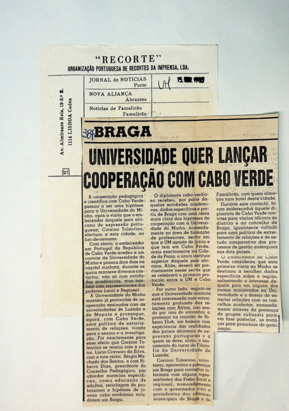  Universidade quer lançar cooperação com Cabo Verde 