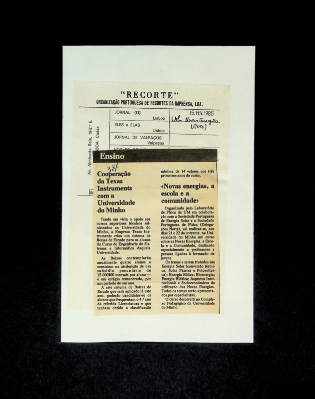  Ensino - Cooperação da Texas Instruments com a Universidade do Minho 