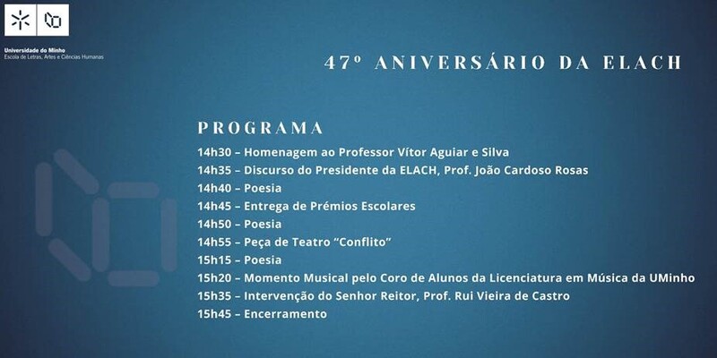 Cerimónia do 47.º Aniversário da Escola de Letras, Artes e Ciências Humanas 
