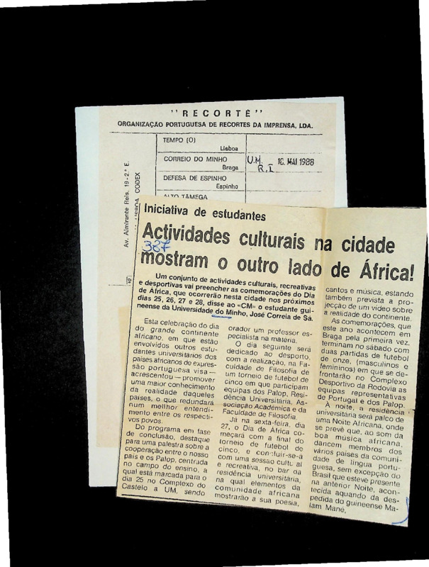  Iniciativa de estudantes: actividades culturais na cidade mostram o outro lado de África 