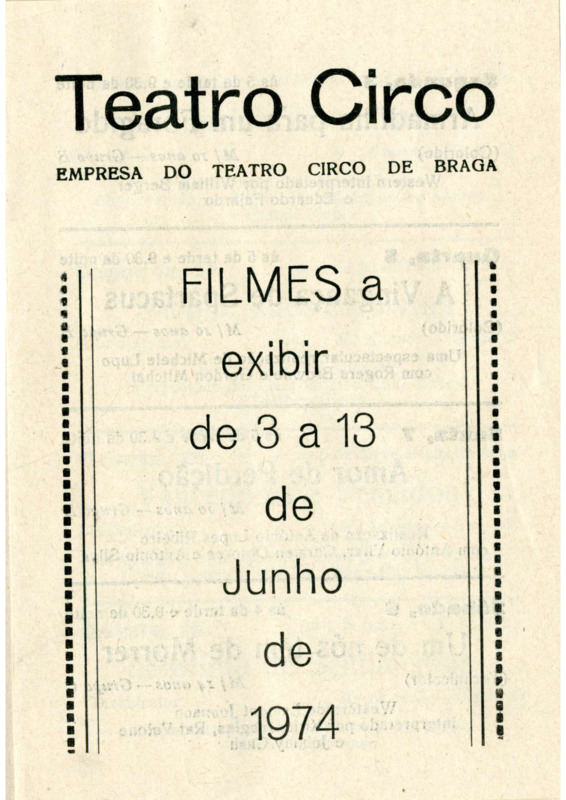  Filmes a exibir de 03 de Junho a 13 de Junho 