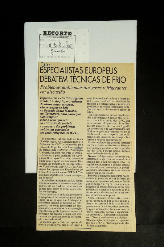  Especialistas europeus debatem técnicas de frio 