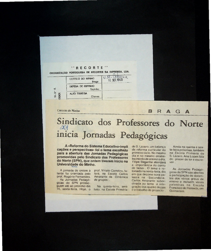  Sindicato dos Professores do Norte inicia Jornadas Pedagógicas 