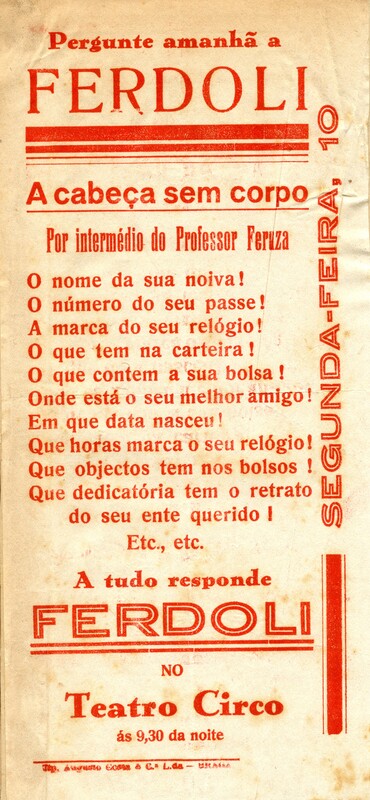  Pergunta amanhã a Ferdoli 