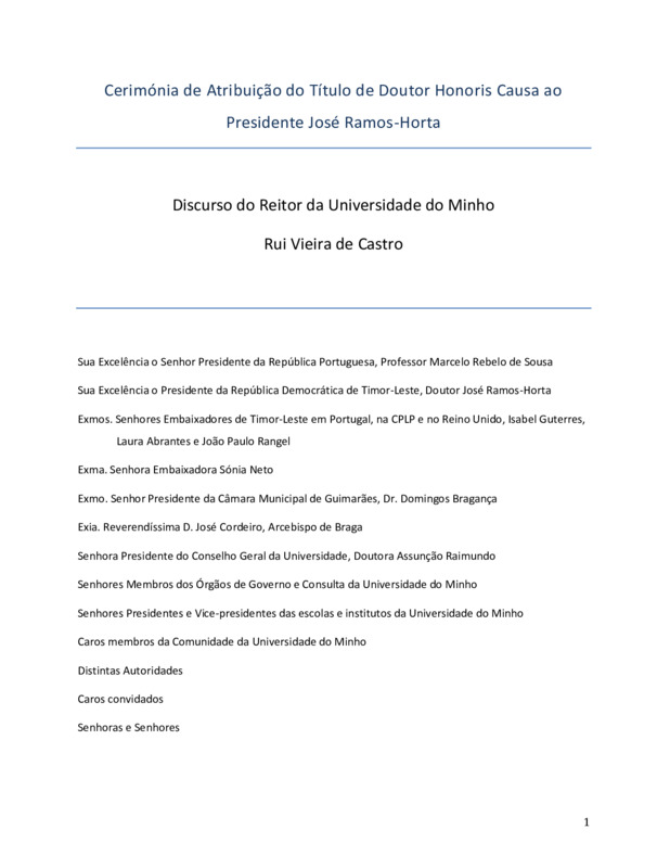  Discurso de Rui Vieira de Castro 