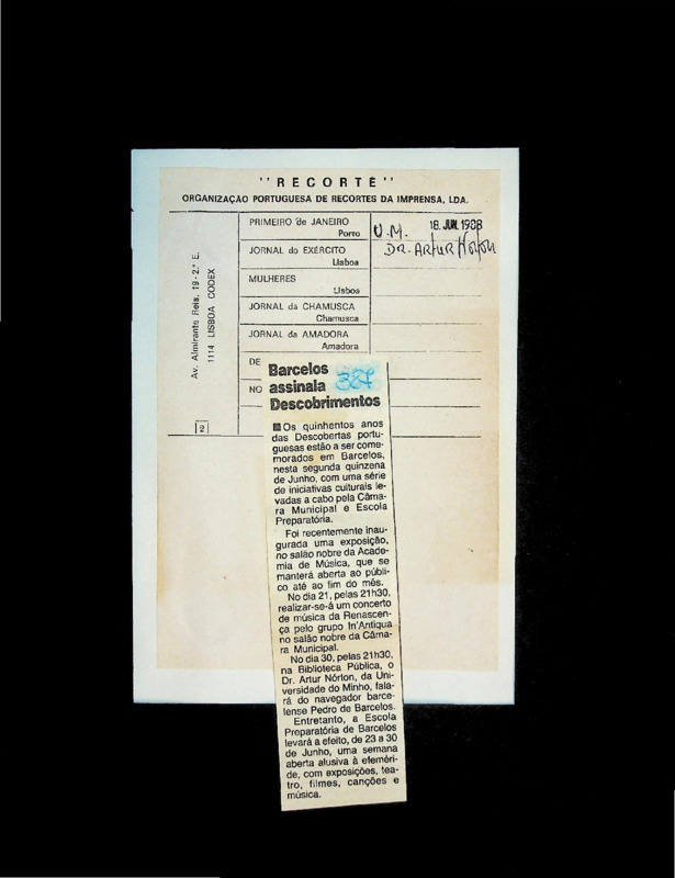  Barcelos no assinala Descobrimentos 