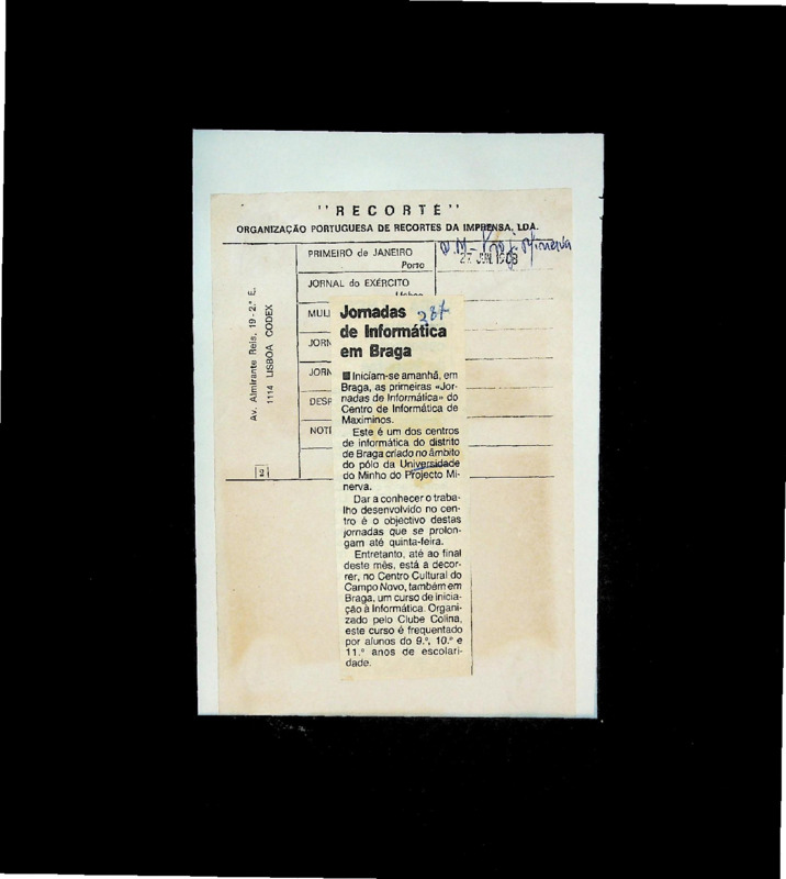  Jornadas de informática em Braga 