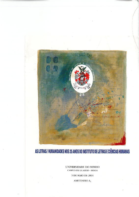  Programa da Cerimónia do 25.º Aniversário do Instituto de Letras e Ciências Humanas 