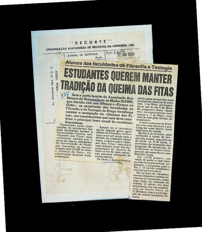  Estudantes querem manter a tradição da Queima das Fitas 