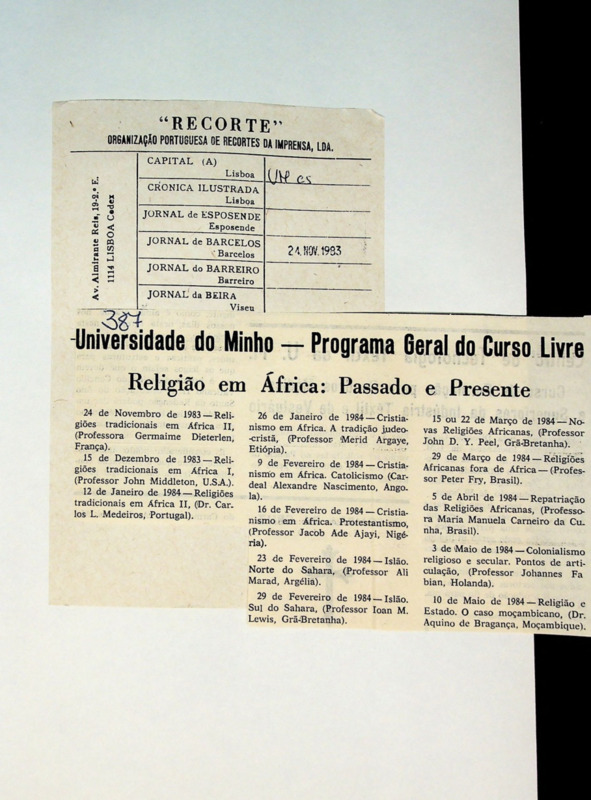  Universidade do Minho - programa Geral do Curso Livre 