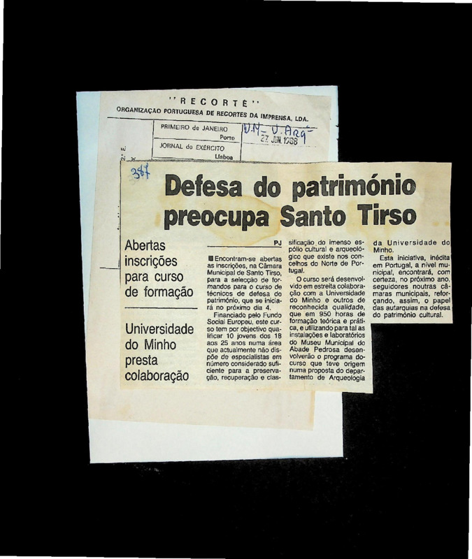  Defesa do património preocupa Santo Tirso 