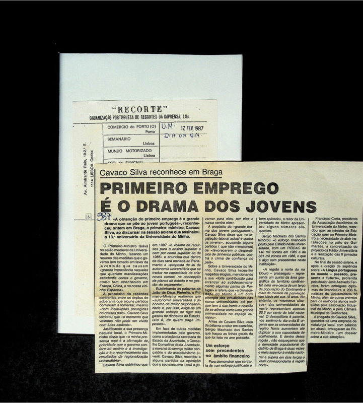  Primeiro emprego é o drama dos jovens 