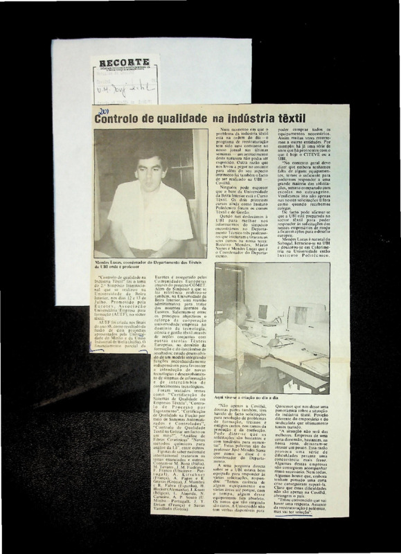  Controlo de qualidade na indústria têxtil 
