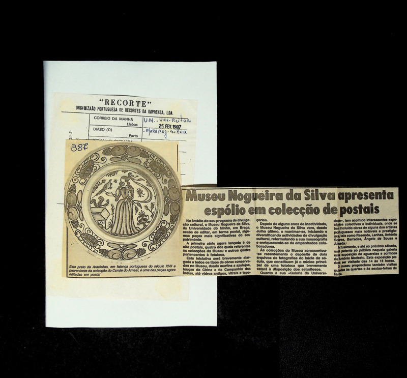  Museu Nogueira da Silva aoresenta espólio em colecção de postais 