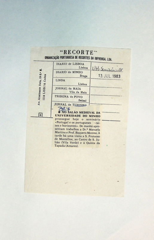  No Salão Medieval da Universidade do Minho 