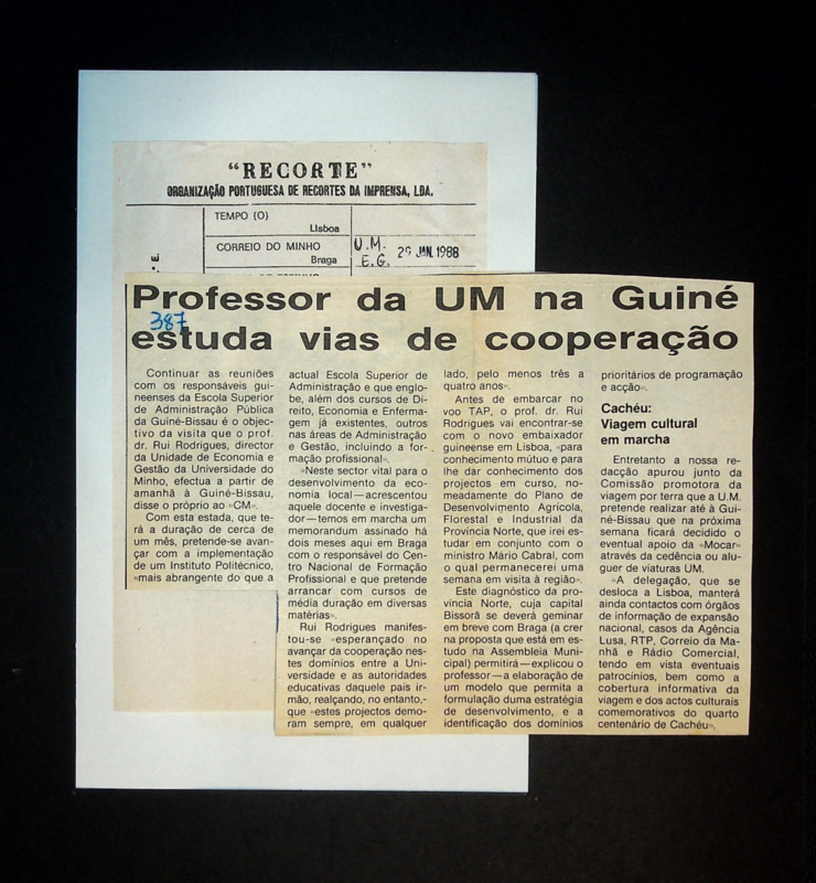  Professor da UM na Guiné estuda vias de cooperação 