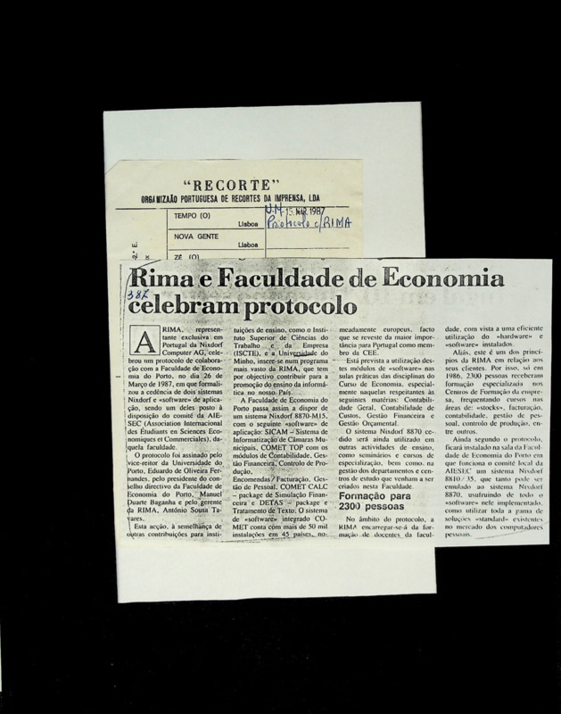  Rima e faculdade de economia  celebram protocolo 